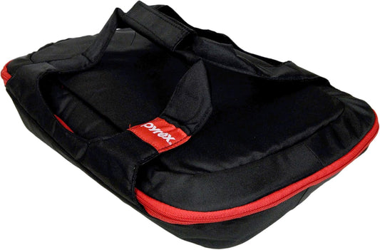 Pyrex 3qt Portables Black/Red Insulated Casserole Carry Tote - Made in USA