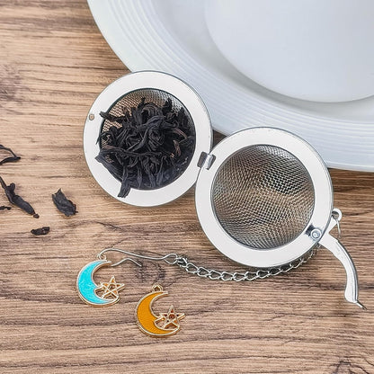 2PC Stainless Steel Mesh Tea Infuser,2.1 inch Tea Ball with Honey Bee