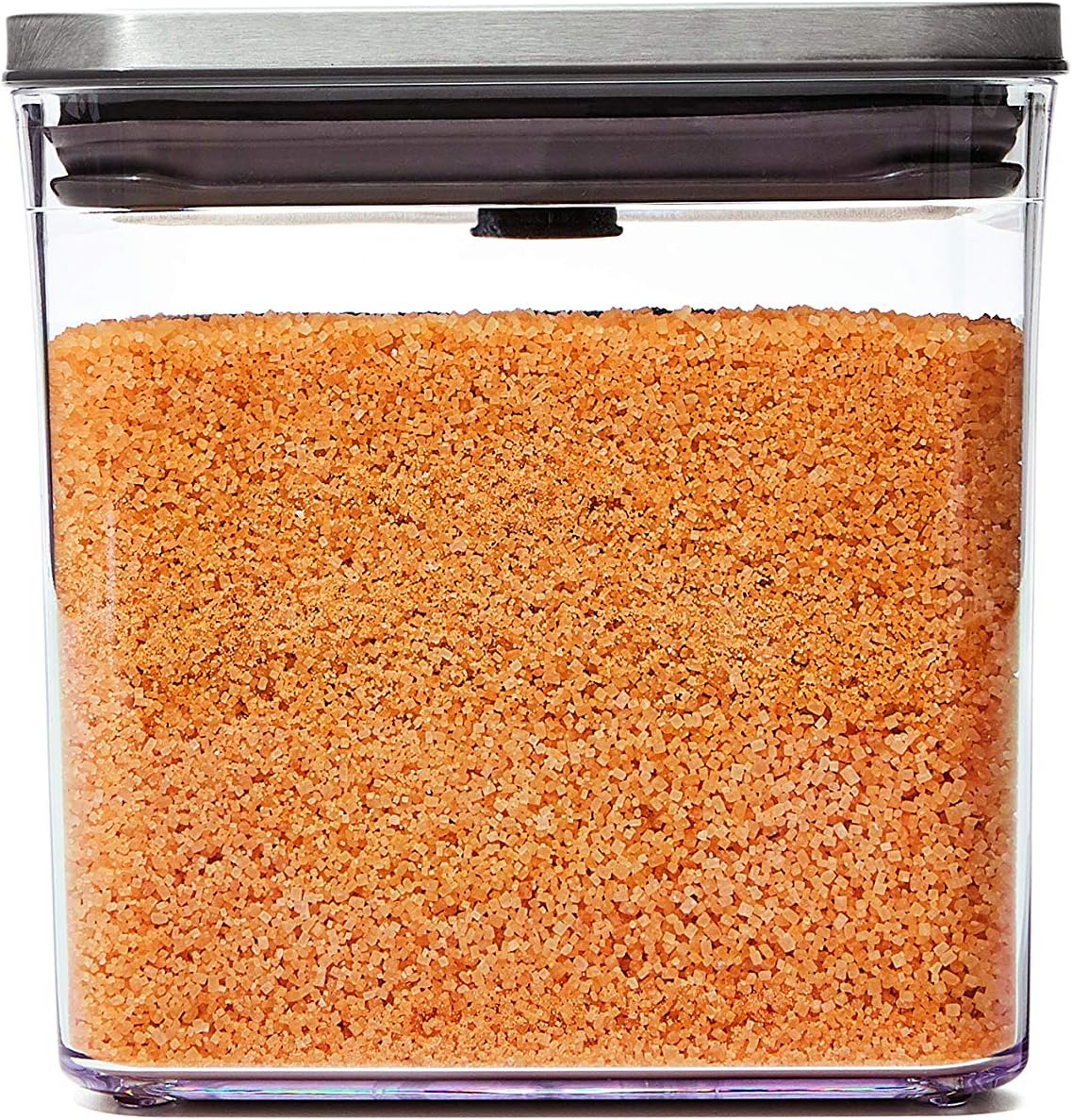 OXO Steel POP Container Big Medium Square - 4.4 Qt for Flour, Sugar and More,Grey