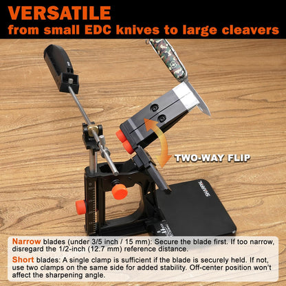 SHARPAL 202H Precision Knife Sharpening System, Adjustable Angle 10–35°