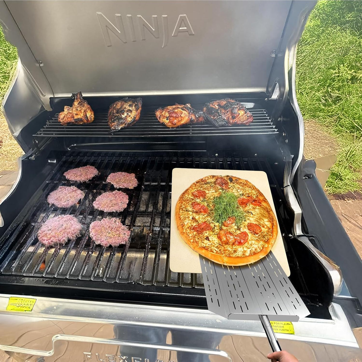 Extra Large Pizza Stone for Oven,Grilling,Pellet Grill,Pizza & Bread Baking