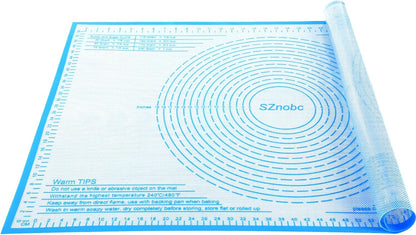 Non-slip Silicone Pastry Mat 36''By 24'' Nonstick Baking Mats Extra Large Counter Mat for Dough Rolling, Pastry, Pie Crust, Fondant, Cookies, Bread, Pasta, Pizza Mat