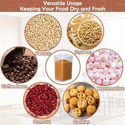 Mity rain Airtight Brown Sugar Container 2.8Qt/2600ml - Moisture-Proof Kitchen & Pantry Brown Sugar Keeper Container Airtight Saver Storage for Flour, Baking Supplies, Coffee with Locking Lid