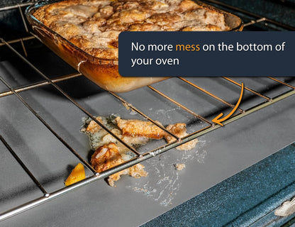Silicone Oven Guards for Racks (3 Pack) and Oven Liners for Bottom of Oven (2 Pack), Bundle