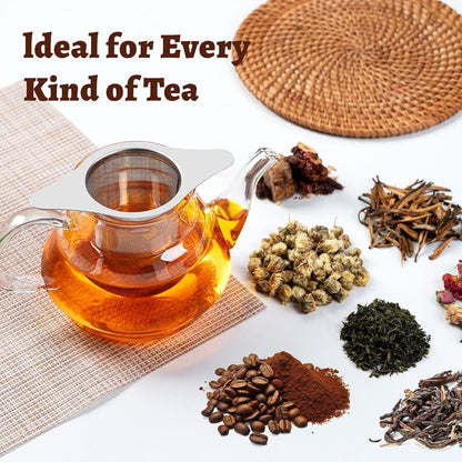 FrutPunch 2 Pack Loose Leaf Tea Infuser with Lid, Ultra-Fine Mesh
