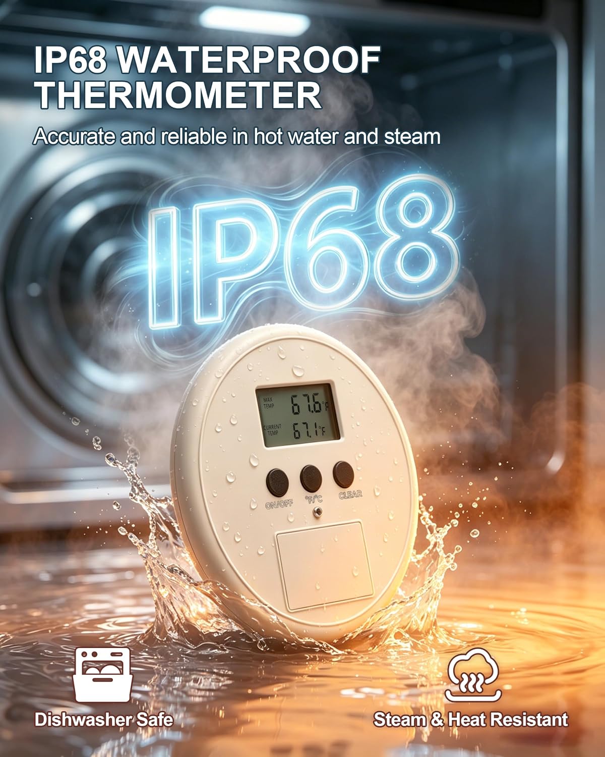 Dishwasher Plate Thermometer