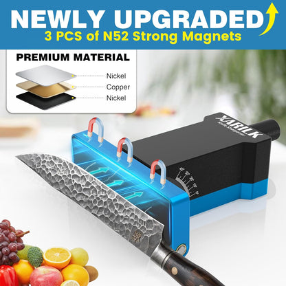 Adjustable Rolling Knife Sharpener, 10°–40° Angles