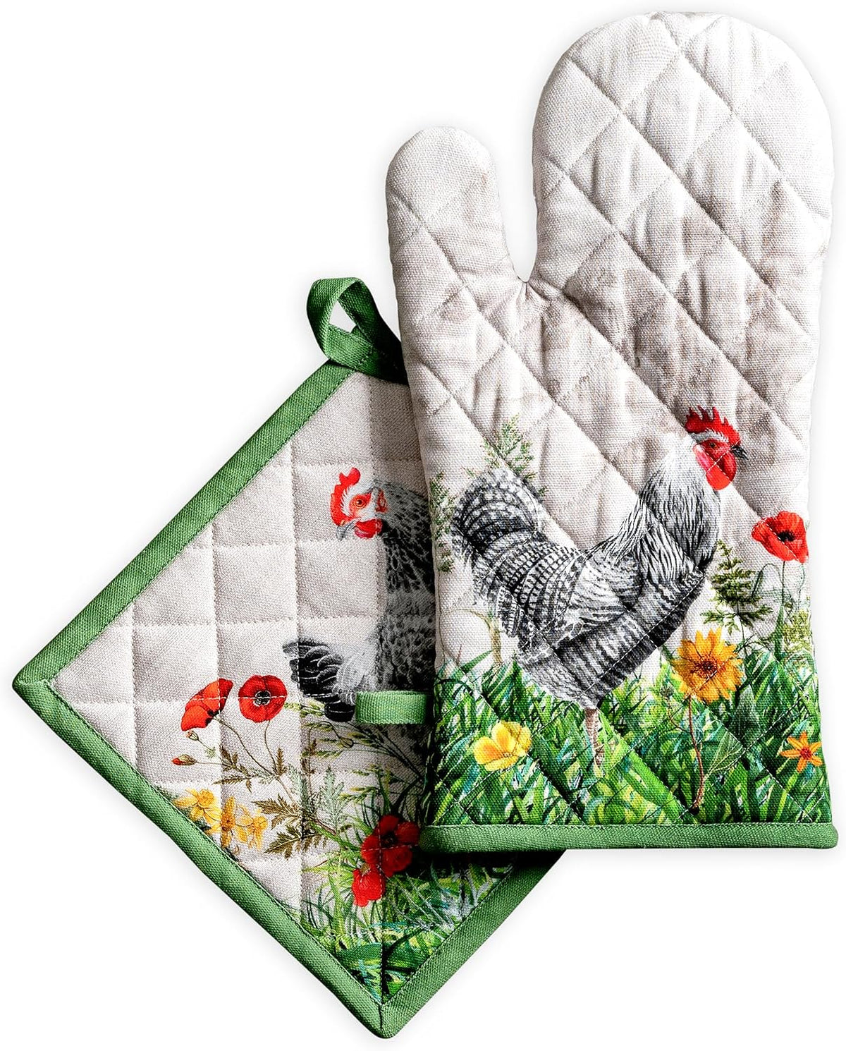 Maison d' Hermine Pot Holders 100% Cotton Potholders (8" x 8") - Colors B