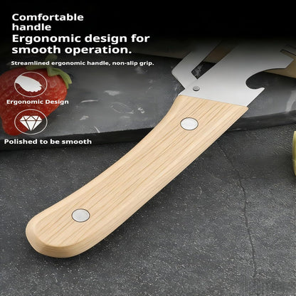 vegetable peeler，3 in 1ultra-sharp stainless steel blade, suitable for peeling fruits and vegetables, with bottle opener, (1PCS)