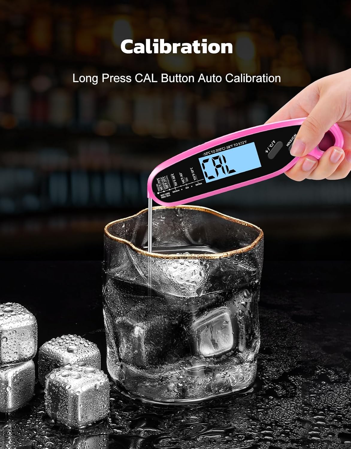 Instant Read Meat Thermometer Digital for Cooking with Dual Probe