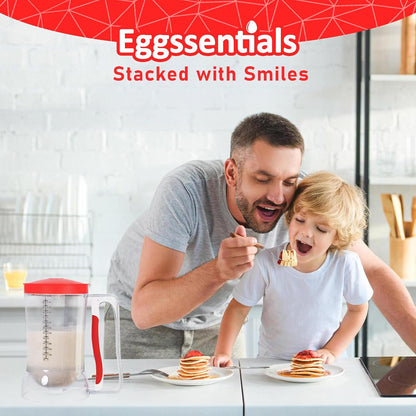 Eggssentials Pancake Batter Dispenser with Squeeze Handle Pancake Dispenser