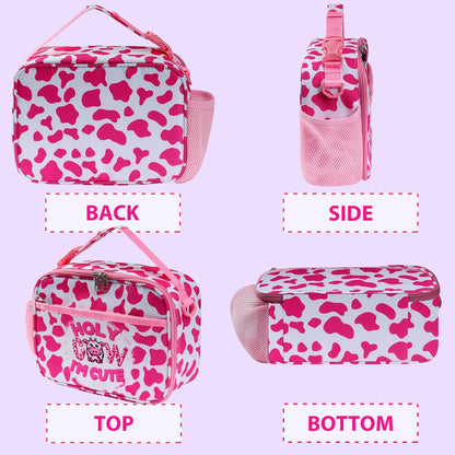 RLGPBON Kids Lunch Bag,Insulated Lunch Box for Girls,Lunch Bag Toddler Teen,School Daycare Cute Travel bags
