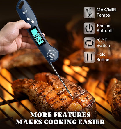 DOQAUS Meat Thermometer Digital – Instant Read Food Thermometer for Cooking