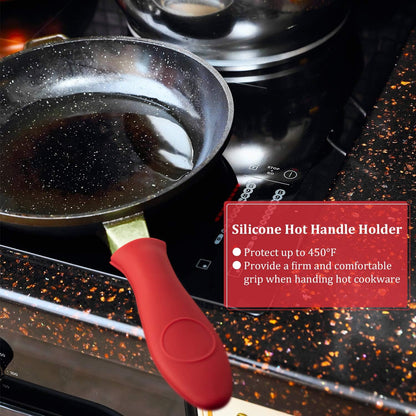 8 Pcs Kitchen Cleaning Set for Dish Cast Iron Pan Grill Skillet Pot Wok