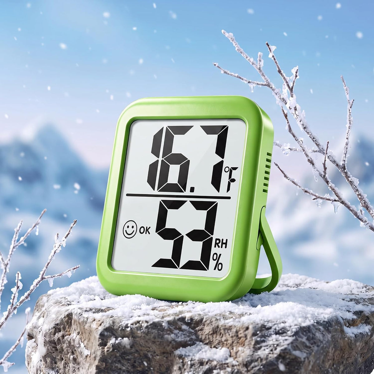 Antonki 2 Pack Room Thermometer Indoor Hygrometer