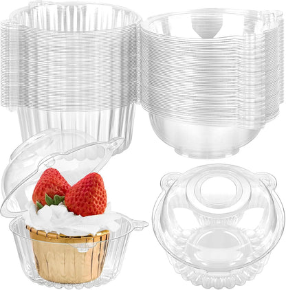 TOFLEN 100ct Individual Cupcake Containers