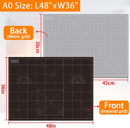 Self Healing Cutting Mat A3 12"x 18" Double Sided Pink Mat