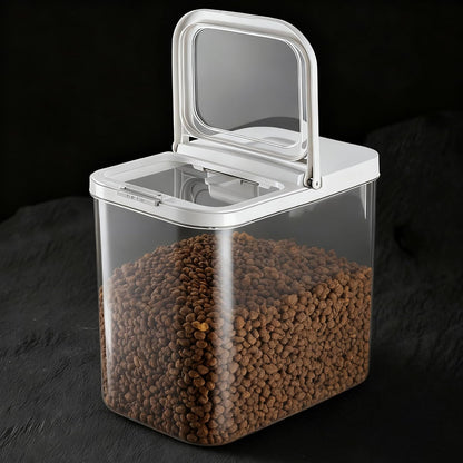 LivLab Mker Dog Food Storage Container - 6L/6KG/10LBS Pet Food Storage Containers With Lids & Scooper, BPA Free Airtight Storage Containers Store Dry Food For Kitchen Pantry
