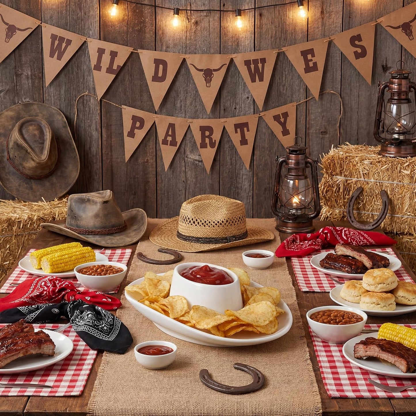 Cowboy Hat Chip and Dip Bowl Small Ceramic Chips and Salsa Serving Dish 2 Ways Serve 9 x 6 x 2.6'' for Salsa Fries Nacho Veggies Fruit Party Minimalist Decoration Modern Hostess Gift