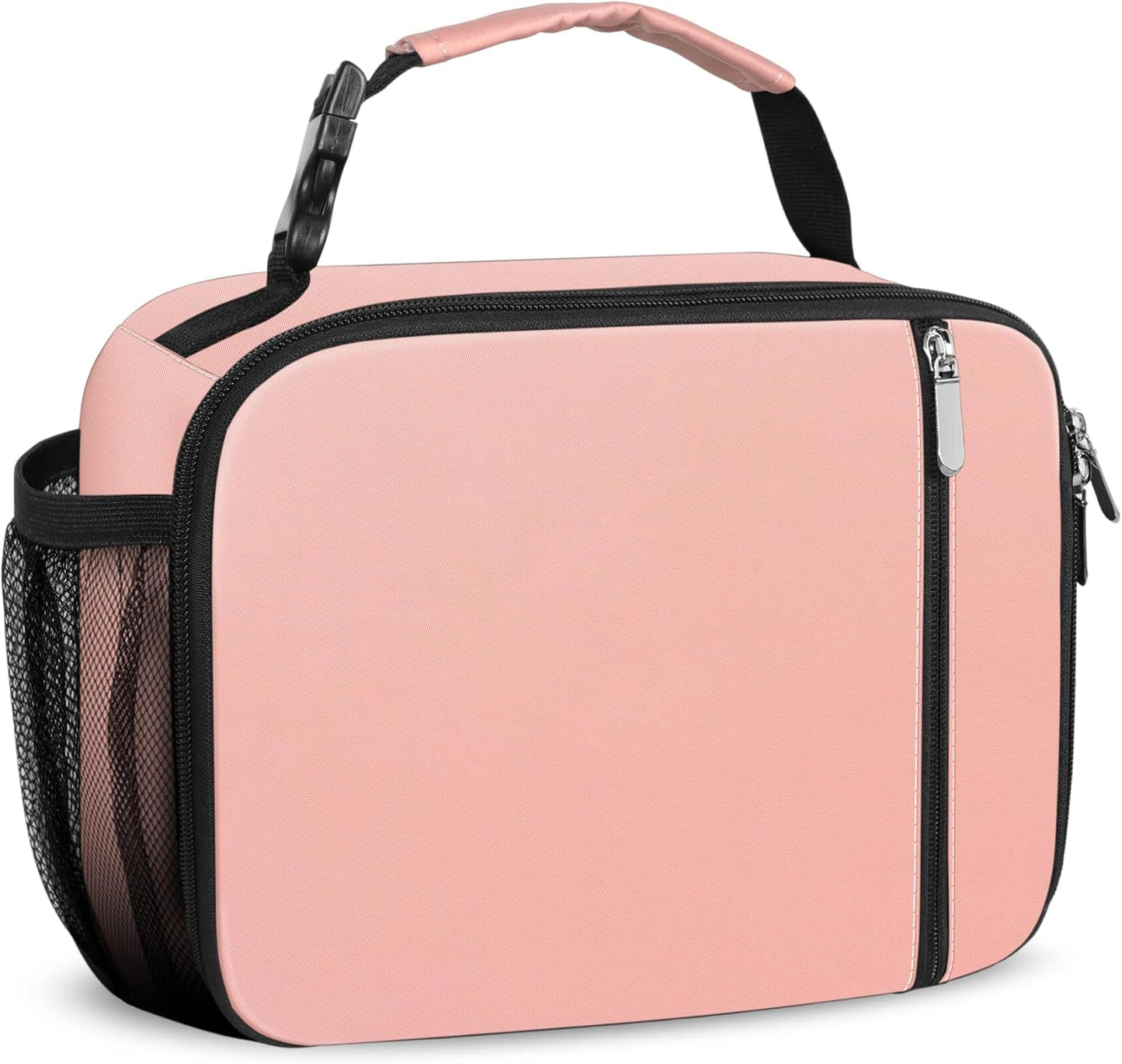 esouler Lunch Box Kids Insulated Lunch Bag for Boys & Girls Durable Children Lunchbox for School with Water Bottle Holder-Black