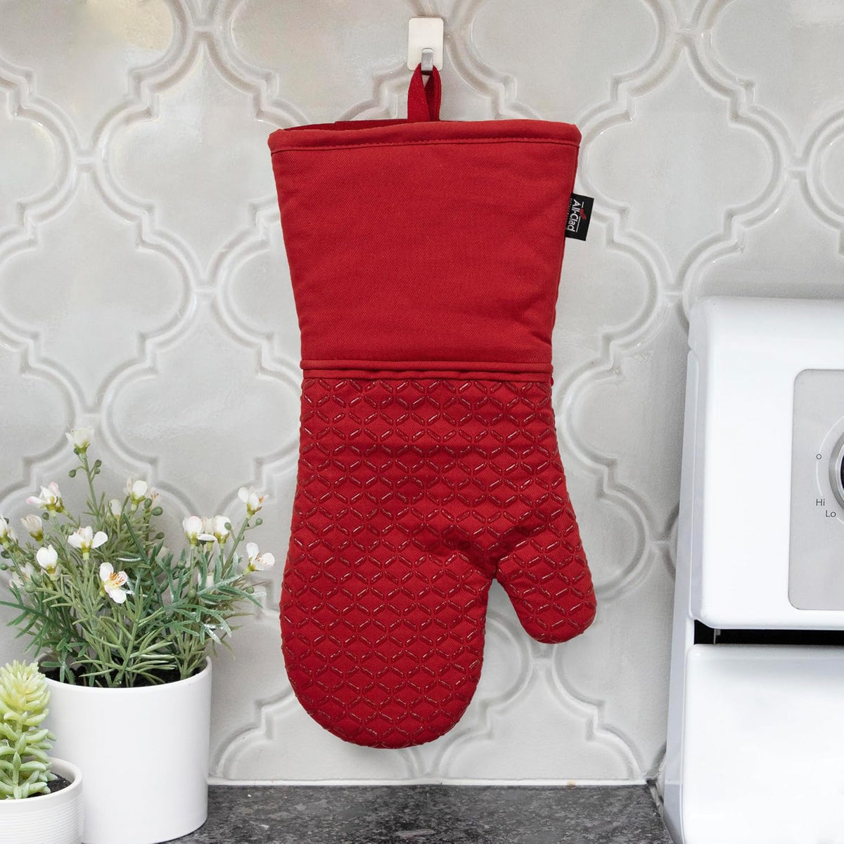 All-Clad Premium Pot Holder: Heat Resistant up to 500 Degrees - 100% Cotton, 10"x8" Hot Pad for Kitchen and Barbecue, 2-Pack, Indigo