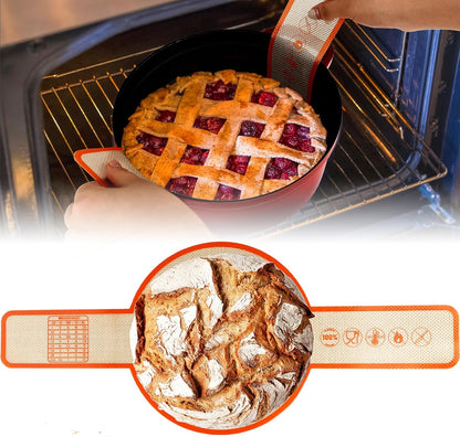 UBeesize Oversize Silicone Baking Mat, 23.6x31.5 Inch Non Stick Pastry Mat with Measurements, XXL Large Nonslip Counter Mat, Fondant/Pie Crust Mat for Making Cookies Macarons Bread Baking Supplies
