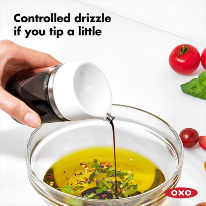 OXO Good Grips Precision Pour Glass Dispenser for Soy Sauce, Oil – 5 oz