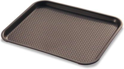 New Star Foodservice Fast Food Tray, Set of 12 (Black, 12 by 16-Inch)