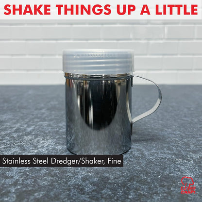 Chef Craft Select Dredger/Shaker, Fine, Stainless Steel
