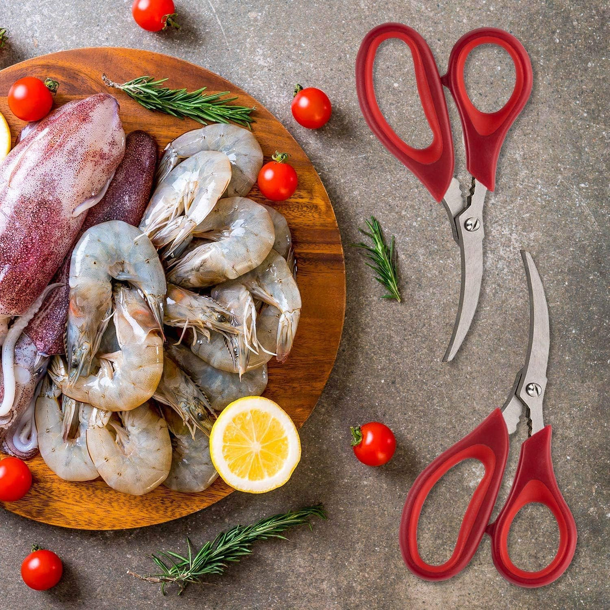 Kitchen Seafood Scissors for Crab Legs, 4 Pack Crab Leg Scissors