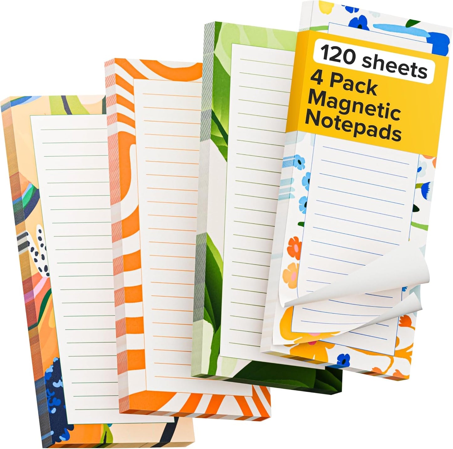 Dry Erase Magnetic Labels - Reusable Sticky Notes - Notepads for Refrigerator - Dry Erase Magnet Sheets - Blank Magnet Stickers to Write On - Magnets for Whiteboard Classroom Fridge