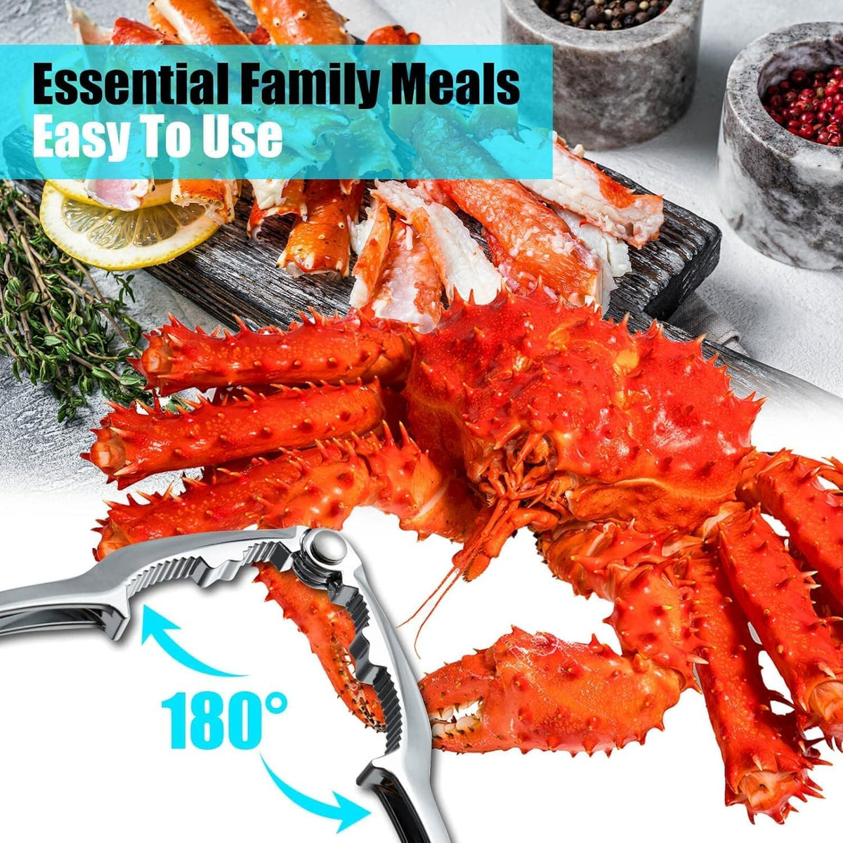 Crab Leg Crackers, Crab Crackers and Tools Set