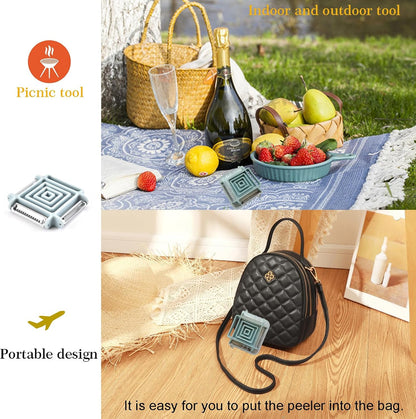 Portable Travel Vegetable Peeler for Fruit Veggie Potatoes Carrot Cucumber Peelers for Kitchen Potato Peelers Apple Peelers Julienne Peeler Fruit Peeler Carrot Peeler Kitchens Aid Kitchen Utensils