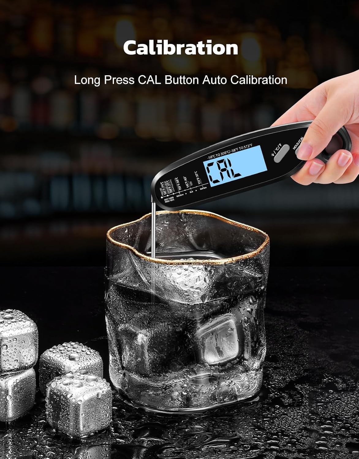Instant Read Meat Thermometer Digital for Cooking with Dual Probe