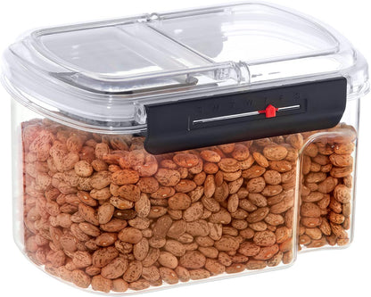 Oggi Easi Grip 23oz Moisture Proof Storage Container, Ultra Clear BPA-Free Sealable Canister, Flip Open Pouring Lid, Date Reminder Slider on Clip, Ideal Kitchen and Pantry Storage (23oz / 0.68lt)