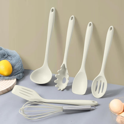 LIANYU 14 Pcs Silicone Kitchen Utensils Set with Holder, 446°F Heat Resistant Silicone Cooking Kitchen Utensils Spatula Set, Non-Stick & Dishwasher Safe Cooking Tools, Comfort Grip Handle, Black