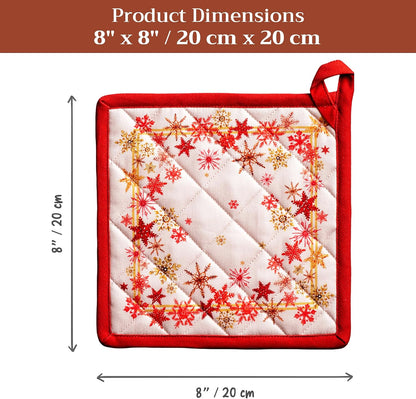 Maison d' Hermine Pot Holders 100% Cotton Potholders (8" x 8") - Colors B