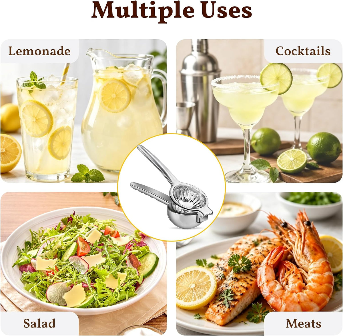 Lemon Squeezer, Easy-Press, Manual Juicer for Limes, Citrus