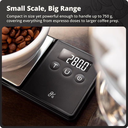 Greater Goods Digital Espresso Scale with 0.1g Precision, 750g Capacity