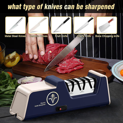 VIDOME Professional 3-Stage Electric Knife Sharpener