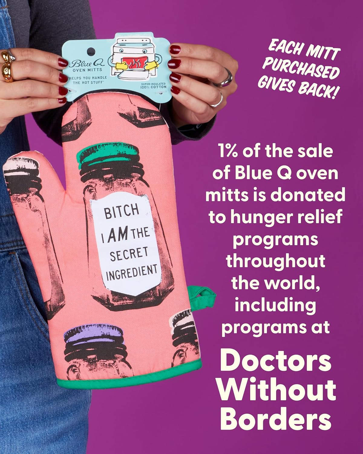 Blue Q Oven Mitts - Cute Kitchen Accessories & Kitchen Gifts - from Scratch