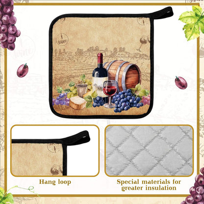 Bencailor 12 Pcs Christmas Wildflower Pot Holders with Pocket