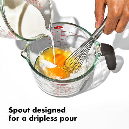 OXO Good Grips 2 Cup Glass Measuring Cup With Lid