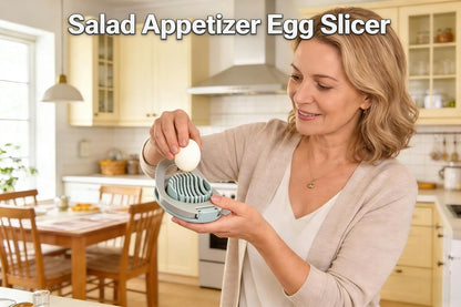 Egg Slicer, 2-Pack Stainless Steel Wire for Eggs & Fruits