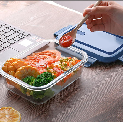 6 Pieces Rectangle Glass Food Storage Containers with Lids, Meal Prep Containers for Food Storage, BPA Free & Leak Proof (3 lids & 3 Containers) 13.9oz, 24oz, 35oz (Pink)