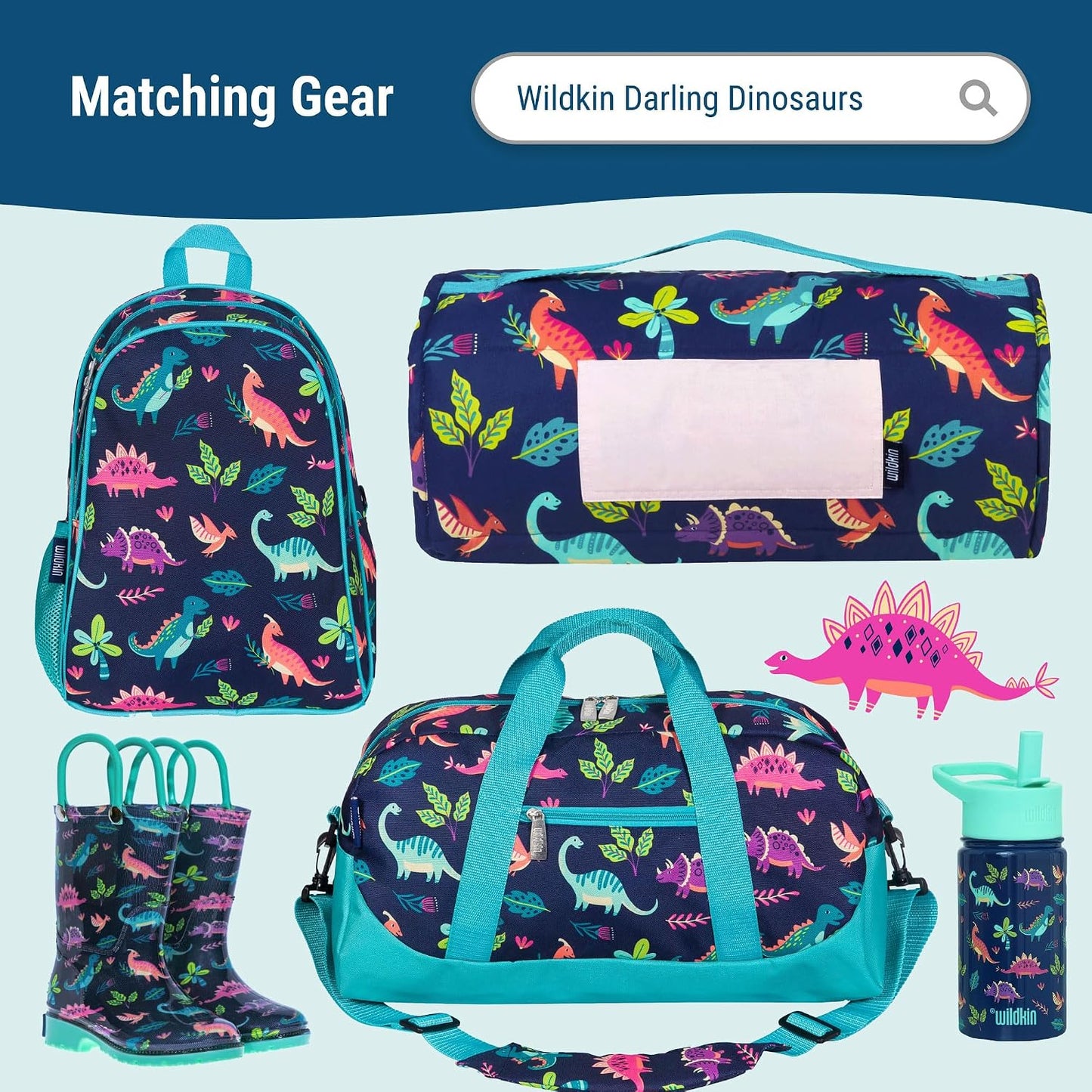 Wildkin Kids Insulated Lunch Box, Keeps Food Hot or Cold, BPA-Free with Mesh Pockets & Easy-Clean Lining – Ideal for School, Travel & Daycare – Holographic