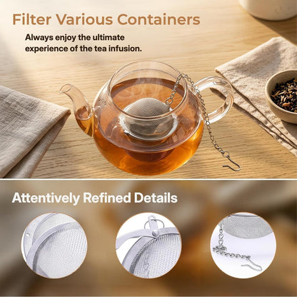 304 Stainless Steel Mesh Tea Ball for Loose Leaf Tea