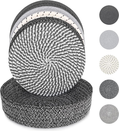 8 Inch Trivets for Hot Dishes, Hot Pots and Pans, 6 Pcs
