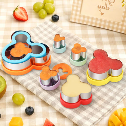 laxizar 10 Pcs Round Cookie Cutters Set Stainless Steel Biscuit Cutter