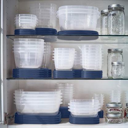 Rubbermaid EasyFindLids Meal Prep Containers 5.1 Cup Red